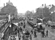 'The Main Street in Johannesburg, South Africa 1891. Creator: R Barnes