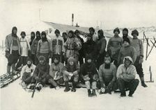The Main Party at Cape Evans After The Winter, 1911 (1913). Artist: Herbert Ponting