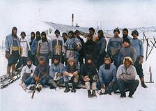 The Main Party at Cape Evans After The Winter, 1911 (1913). Creator: Herbert Ponting
