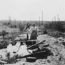 The Main Road, Hill 60, Belgium, World War I, c1914-c1918. Artist: Nightingale & Co