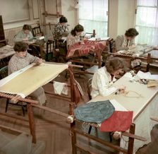 The Main Workroom, Royal School of Needlework, c1955. Creator: Arthur Charles Kirby Ware