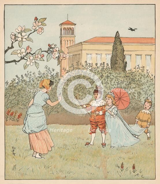The Maid and the Jenny Wren, 1880. Creator: Randolph Caldecott.
