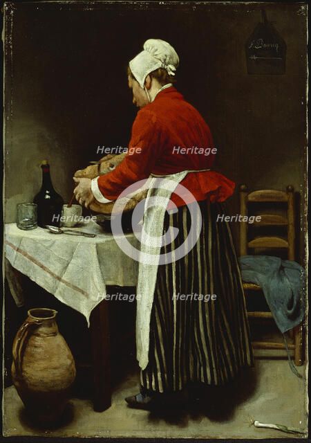 The Maid, c. 1875. Creator: Francois Bonvin.