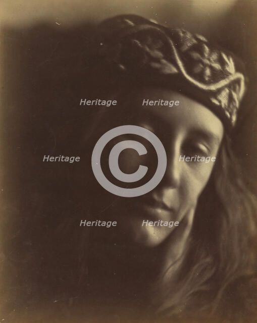 The Maid of Athens (May Prinsep), 1866. Creator: Julia Margaret Cameron.