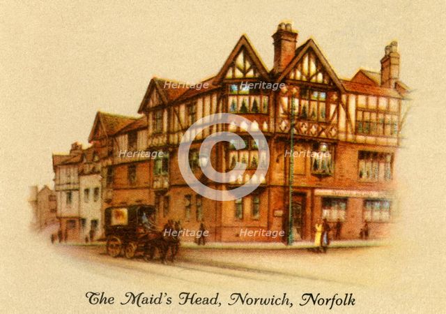'The Maid's Head, Norwich, Norfolk', 1936.   Creator: Unknown.