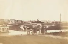 [The Maidan from Government House During the Rains], 1858-61. Creator: John Constantine Stanley