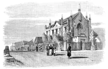 The "Maison Verte", Sebastopol - sketched by E. A. Goodall, 1856. Creator: Edward Alfred Goodall