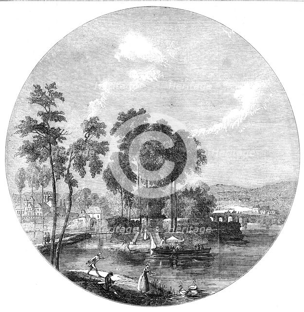 The Maison de Gondi, the Original Palace of St. Cloud - from a painting by an artist of the period,  Creator: Unknown.
