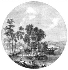 The Maison de Gondi, the Original Palace of St. Cloud - from a painting by an artist of the period, Creator: Unknown