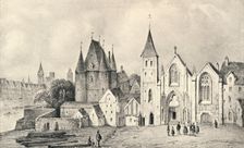 The Maison du Lieutenant and the Church of St Landry in 1540 1915