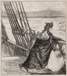 The Major's Daughter: Clara Vinrace's Farewell to her Father, 1862. Creator: James McNeill Whistler (American, 1834-1903); Joseph Swain (British, 1820-1909)