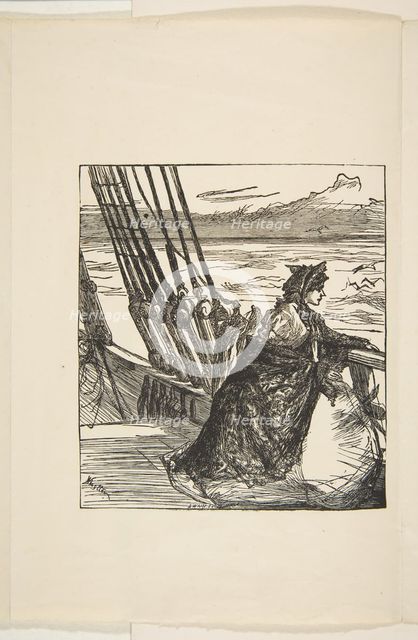 The Major's Daughter (for "Once a Week," June 21, 1862), 1862. Creator: Joseph Swain.