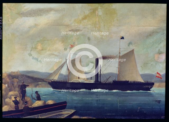 The Majorcan, ship where the musician Chopin and the writer Georges Sand made the trip to Majorca.