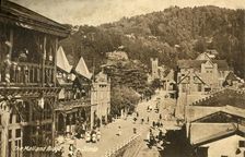 The Mall and Ridge - Simla c1918-c1939. Creator: Unknown