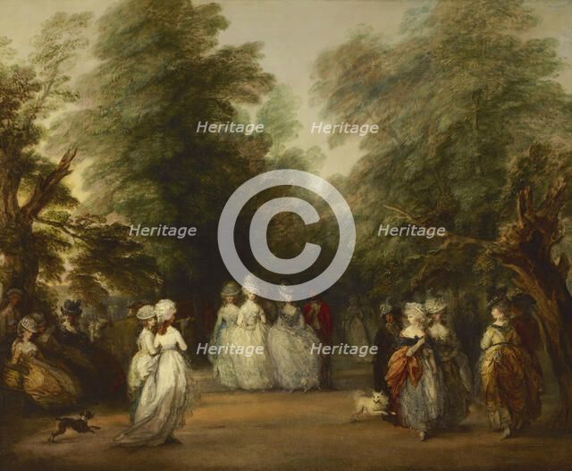 The Mall in St. James's Park, ca. 1783. Artist: Gainsborough, Thomas (1727-1788)