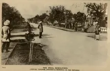 The Mall, Rawalpindi - Towwards Lockhart's Memorial in Distance c1918-c1939. Creator: Unknown