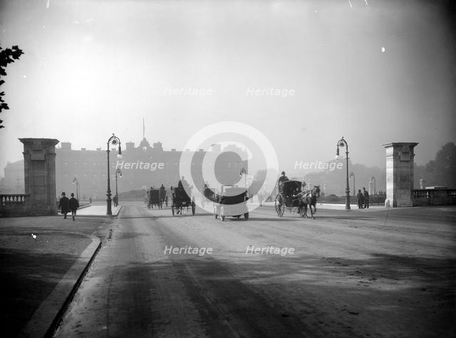 The Mall, Westminster, London, looking towards Buckingham Palace. Artist: Unknown