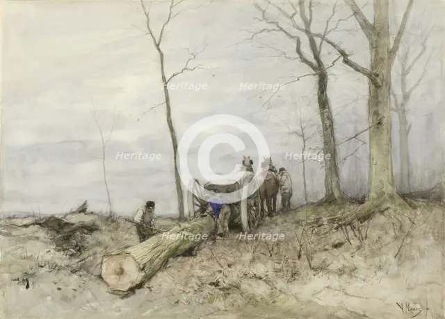 The Malllejan, 1848-1888. Creator: Anton Mauve.
