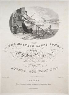 The Maltese Girls Song, 1800s. Creator: Unknown