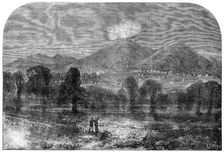 The Malvern Monster Beacon - sketched near Madresfield, 1856. Creator: Unknown