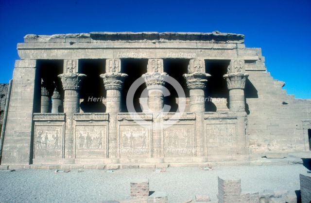 The Mammisi (Birth-House), Temple of Hathor, Dendera, Egypt, 125 BC - 60 AD. Artist: Unknown