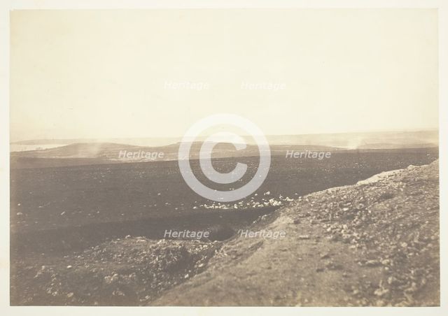 The Mamelon and Malakoff, from the Mortar Battery, 1855. Creator: Roger Fenton.