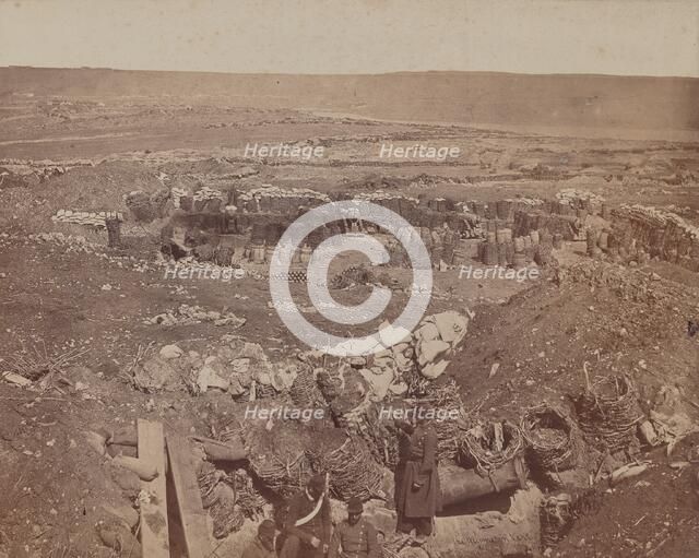 The Mamelon Vert, 1855-1856. Creator: James Robertson.