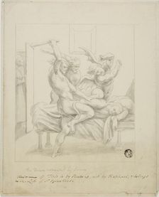 The Man Tormented by Dreams, c. 1812. Creator: Unknown