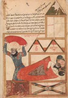 The Man who Pretends to be Asleep While the Thief Enters his House..., 18th century. Creator: Unknown