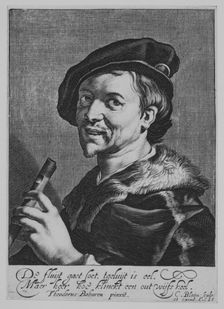 The Man with the Flute, 1625. Creator: Cornelis Bloemaert