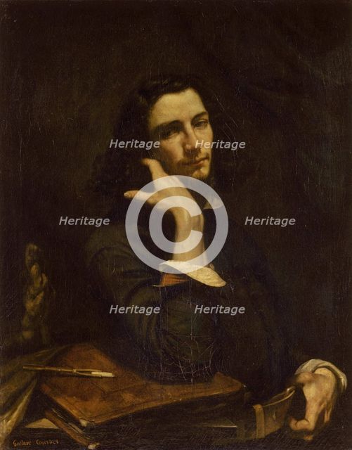 The man with the leather belt (Self-Portrait), 1845-1846.