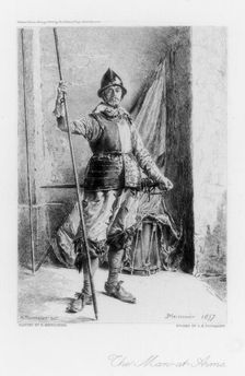The Man at Arms c1880-1882.Artist: Henri Toussaint