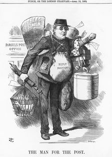 The Man for the Post 1882. Creator: Joseph Swain