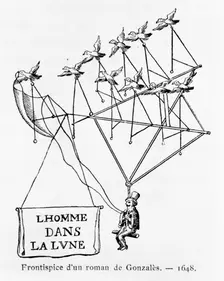 The Man in the Moon, 1648 (1887). Artist: Gaston Tissandier