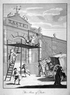 The Man of Taste 1731. Artist: Anon