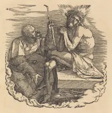 The Man of Sorrows Mocked by a Soldier, probably 1511. Creator: Albrecht Durer