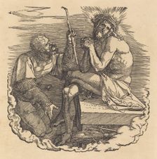 The Man of Sorrows Mocked by a Soldier, probably 1511. Creator: Albrecht Durer