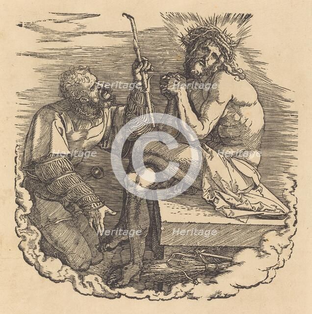 The Man of Sorrows Mocked by a Soldier, probably 1511. Creator: Albrecht Durer.