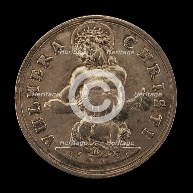 The Man of Sorrows [obverse], 1631. Creator: Sebastian Dadler.