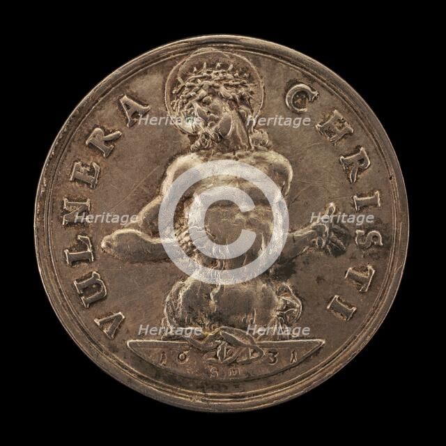 The Man of Sorrows [obverse], 1631. Creator: Sebastian Dadler.