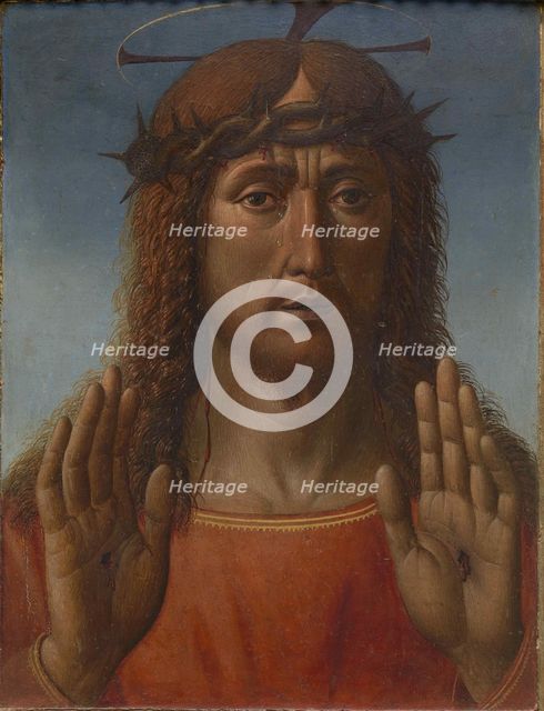 The Man of Sorrows, c. 1490. Creator: Rosselli, Cosimo di Lorenzo (1439-1507).