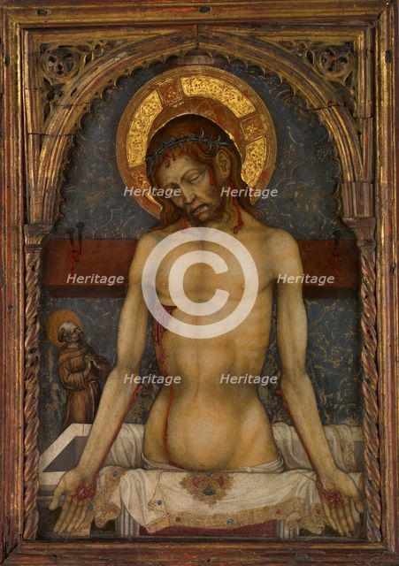 The Man of Sorrows, ca. 1430. Creator: Michele Giambono.