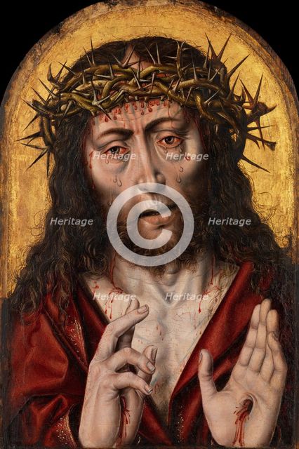 The Man of Sorrows, ca. 1525. Creator: Workshop of Aelbert Bouts (Netherlandish, Leuven ca. 1451/54-1549).