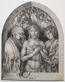 The Man of Sorrows. Creator: Martin Schongauer (German, c.1450-1491)