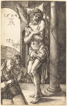 The Man of Sorrows Standing by the Column, 1509. Creator: Albrecht Durer