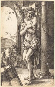 The Man of Sorrows Standing by the Column, 1509. Creator: Albrecht Durer