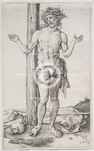 The Man of Sorrows Standing, with Hands Raised, c. 1500. Creator: Albrecht Dürer (German, 1471-1528).