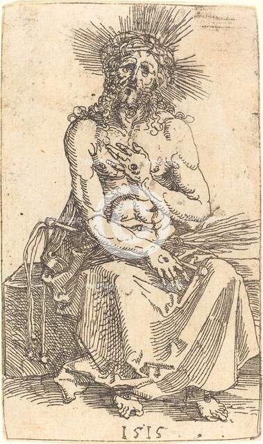 The Man of Sorrows Seated, 1515. Creator: Albrecht Durer.