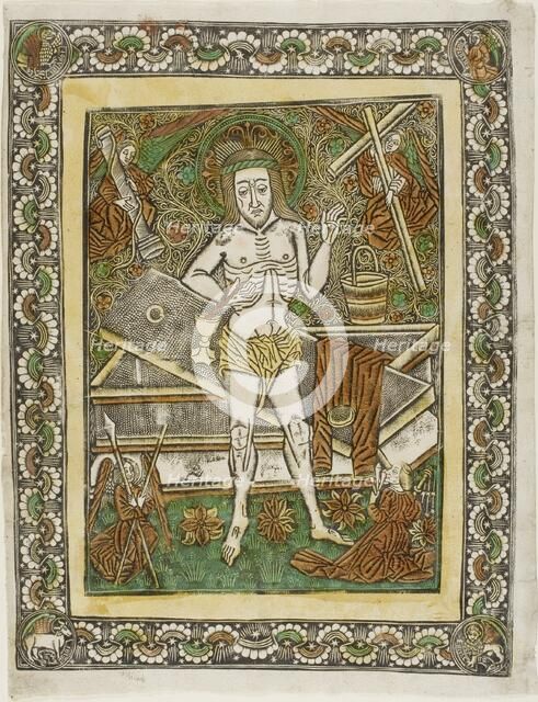 The Man of Sorrows with Four Angels, c. 1470. Creator: Unknown.