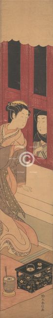 The Man Outside, ca. 1770., ca. 1770. Creator: Suzuki Harunobu.